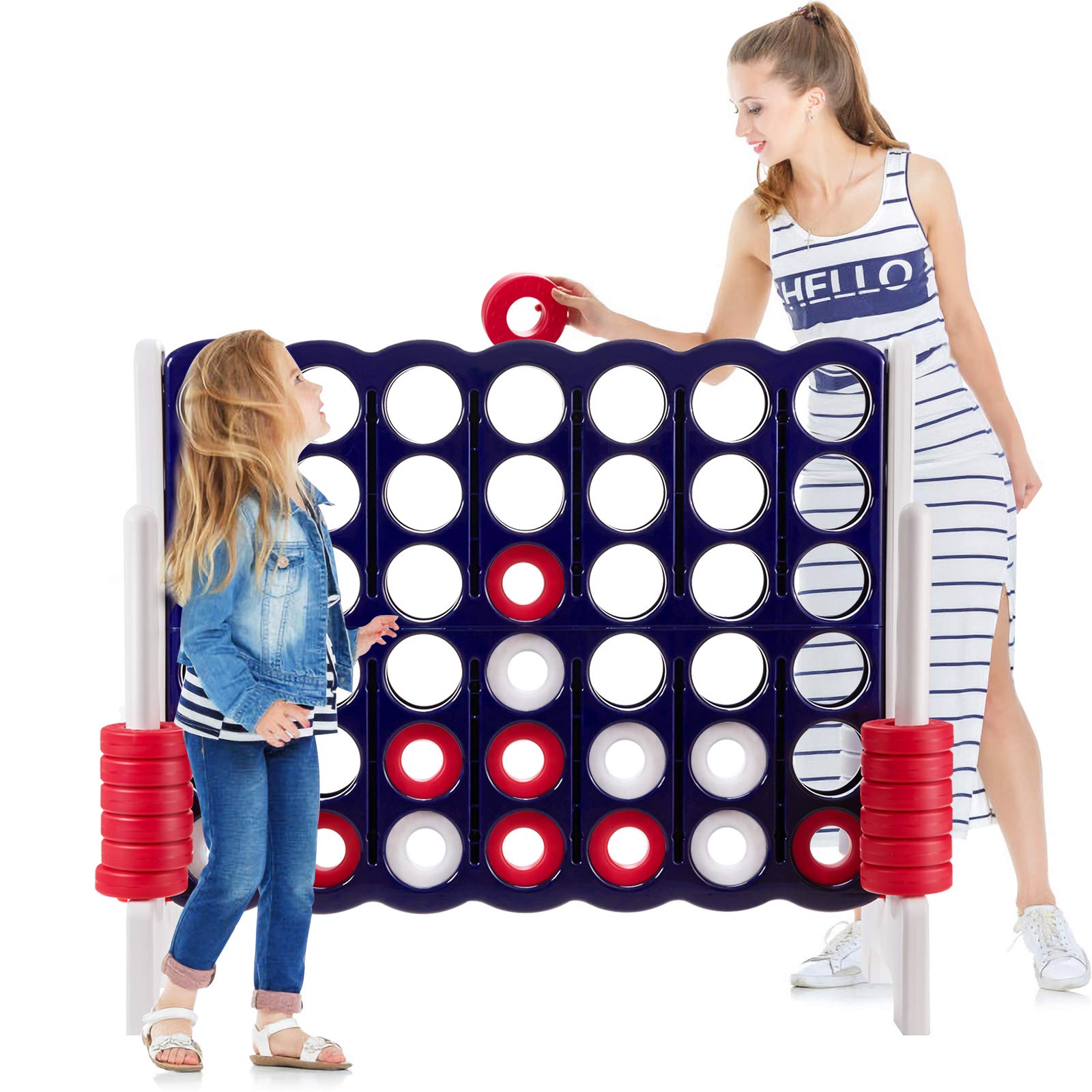 ARLIME Jumbo 4toScore Giant Game Set, Backyard Games for Kids