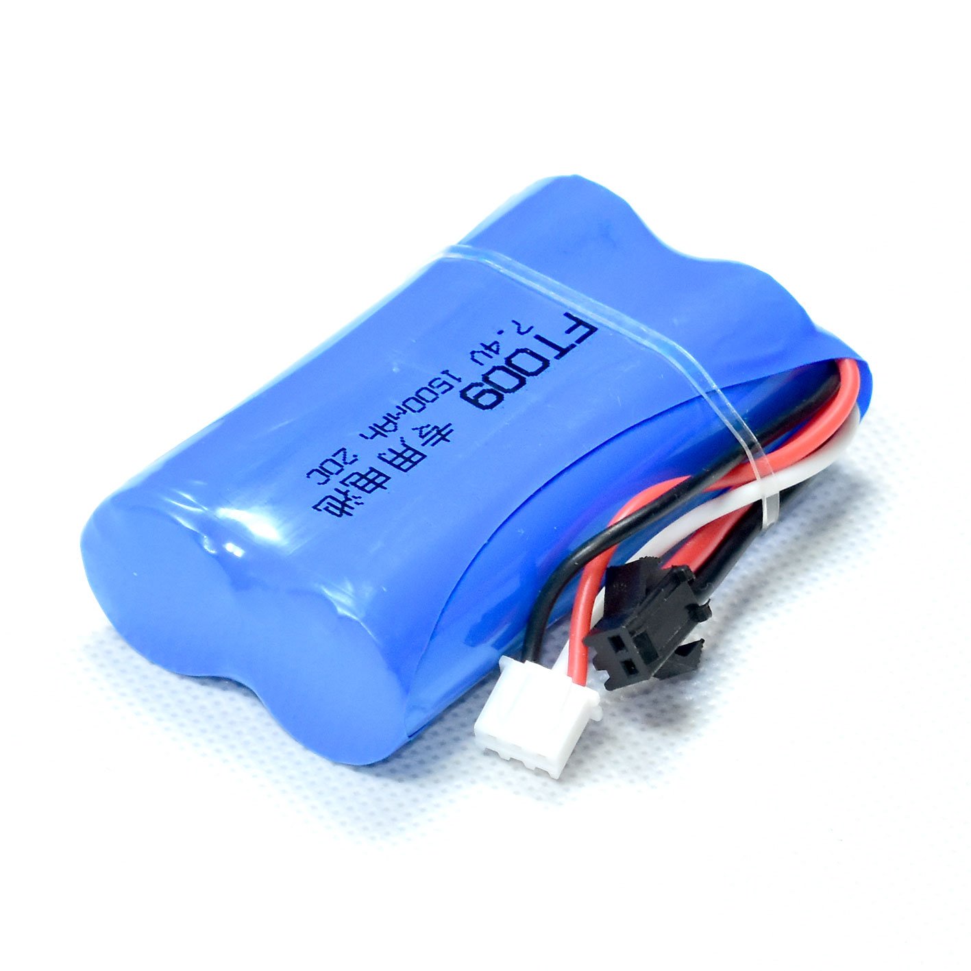2 Baterías Lipo 7.4V 1500mAh 25C Con Conector Tamiya Pequeño – Para Barco FT009 RC Y Modelos RC