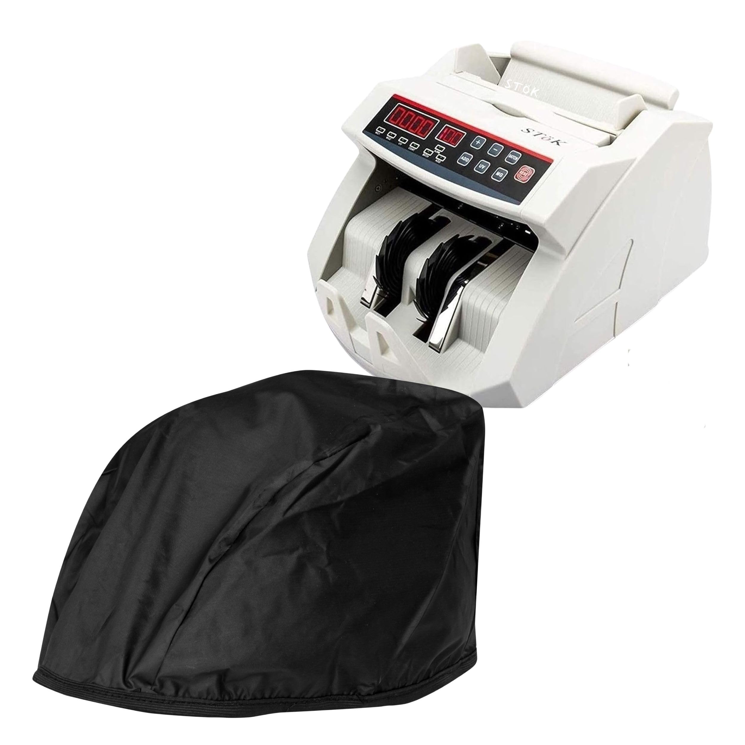 Note Counting Machine Dust Cover with Elastic Fit | Durable Dust Protection Cover for Cash Counting Machine | Stretchable Edge for Secure Fit | Black-picture-47