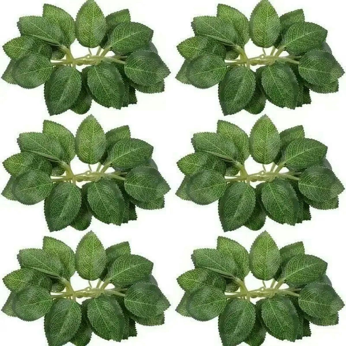 AYHTUD 10~100pcs Rose Artificial Flowers Foam Fake Roses Wedding Bouquets Centerpieces Mothers Day Valentines Party Decoration-Leaves-15pcs no box leaves