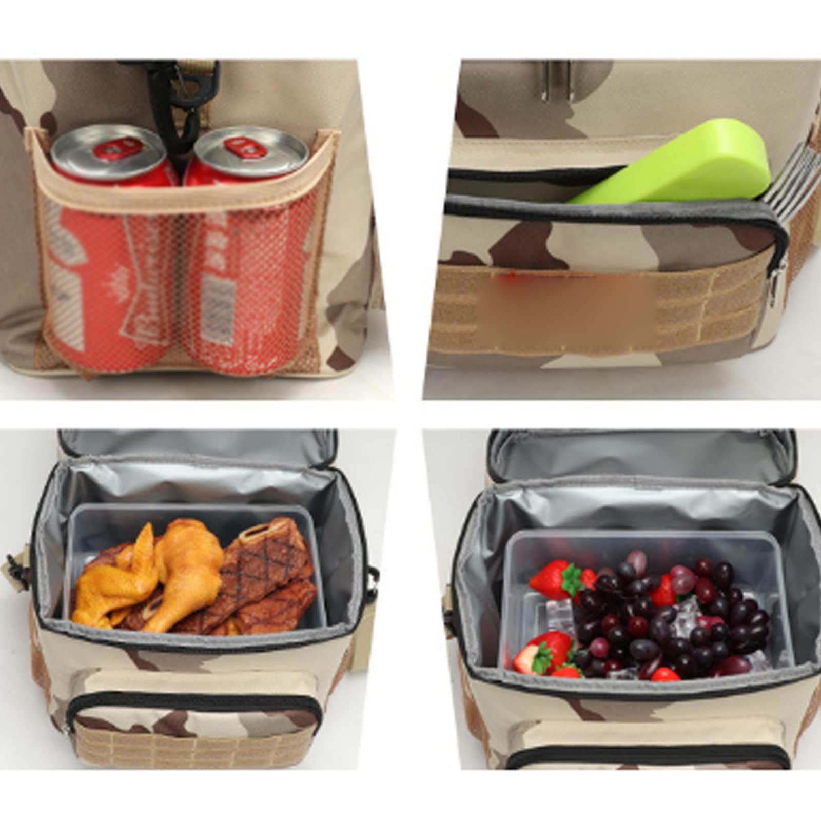 Große, wasserdichte Isoliertasche for Picknicks for Kalt-/Warmhalten(E)