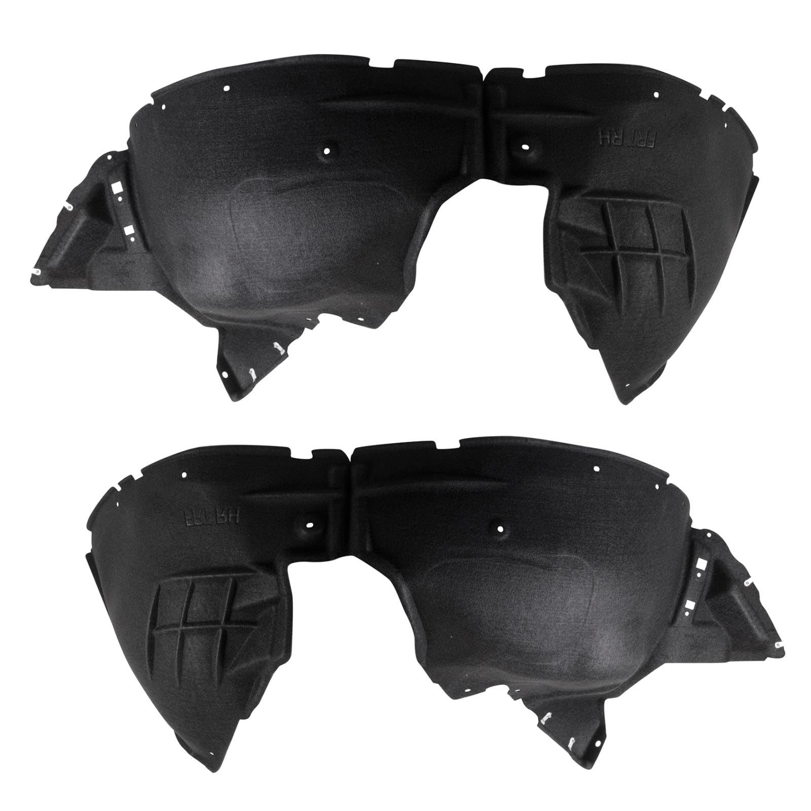 TRQ Front Inner Fender Liner Set | For 2020-2023 GMC Acadia GM1248304 GM1249304