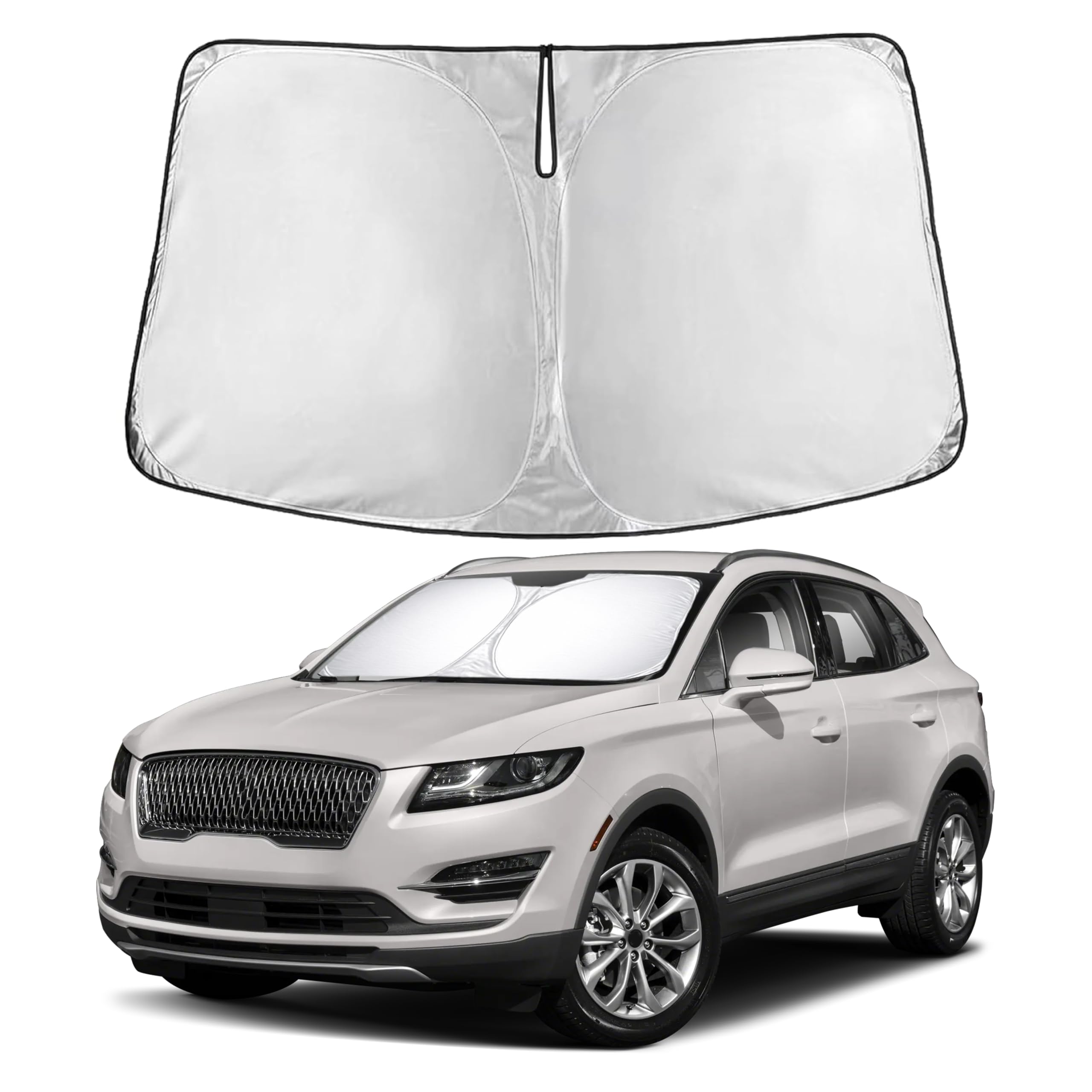 EcoNour Windshield Sunshade Compatible for Lincoln MKC 2015–2017 2018 2019