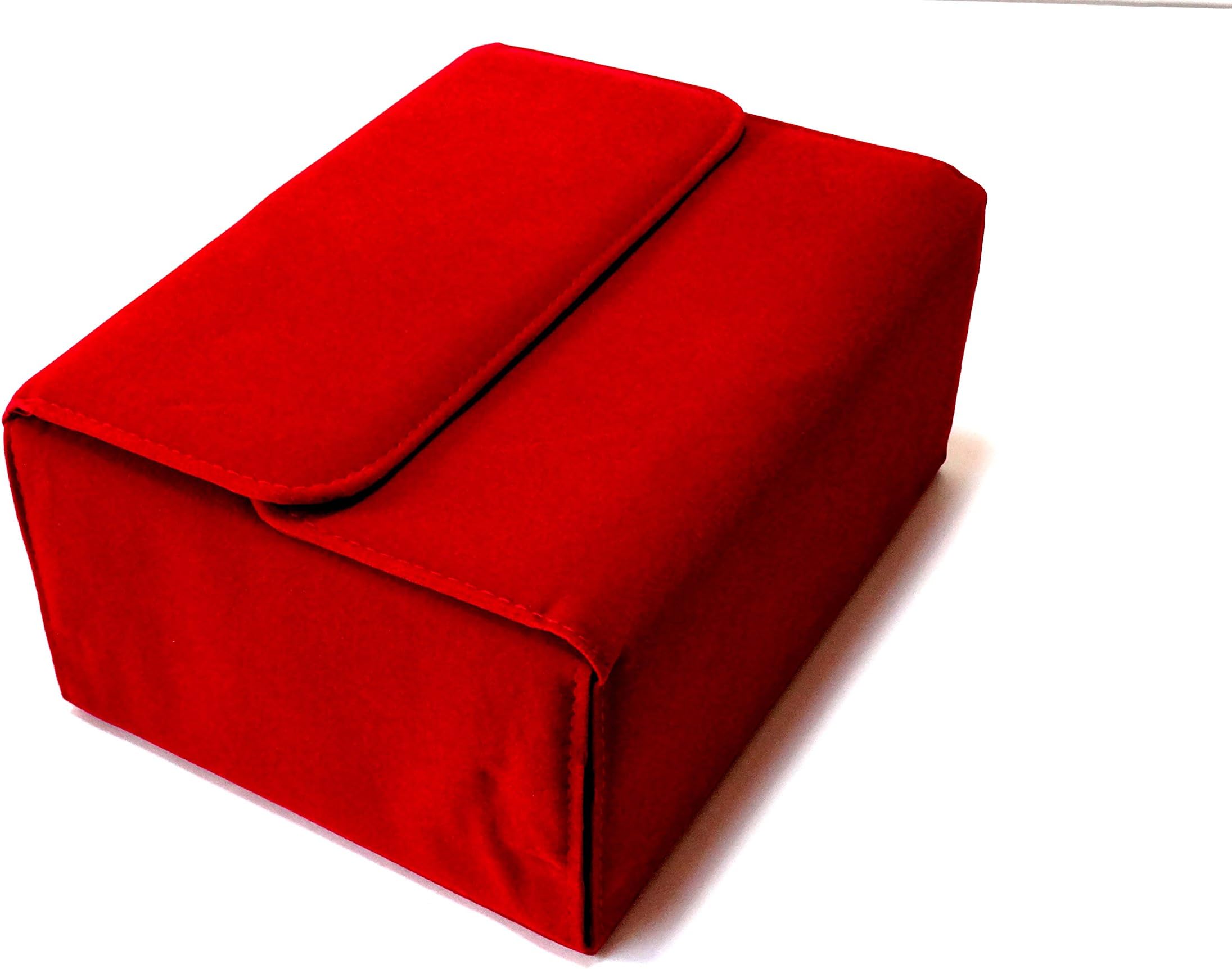 GirijaGirija Velvet Red Necklace Folder Pouch 4 Sets