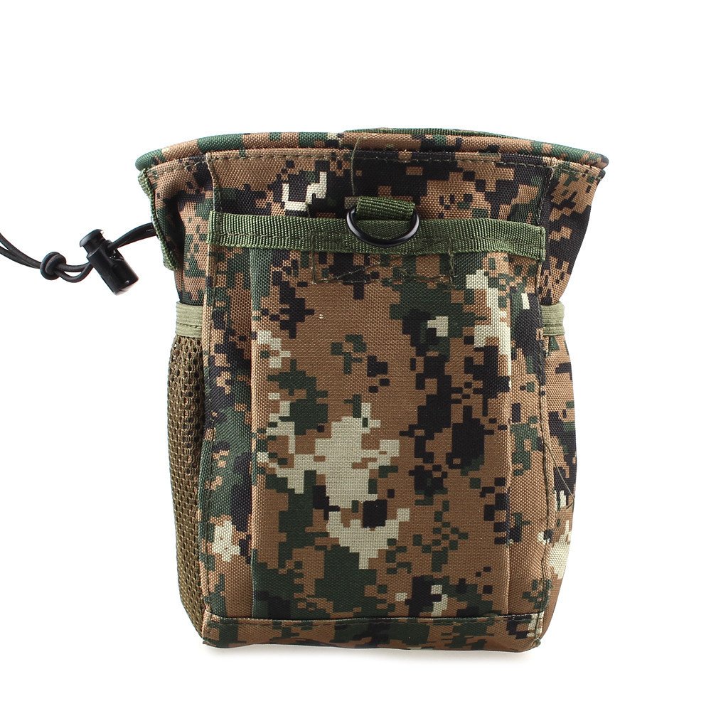 DLP Tactical MOLLE Multipurpose Tool/NVG/Magazine Dump Pouch/Chalk Bag (Digital Woodland)