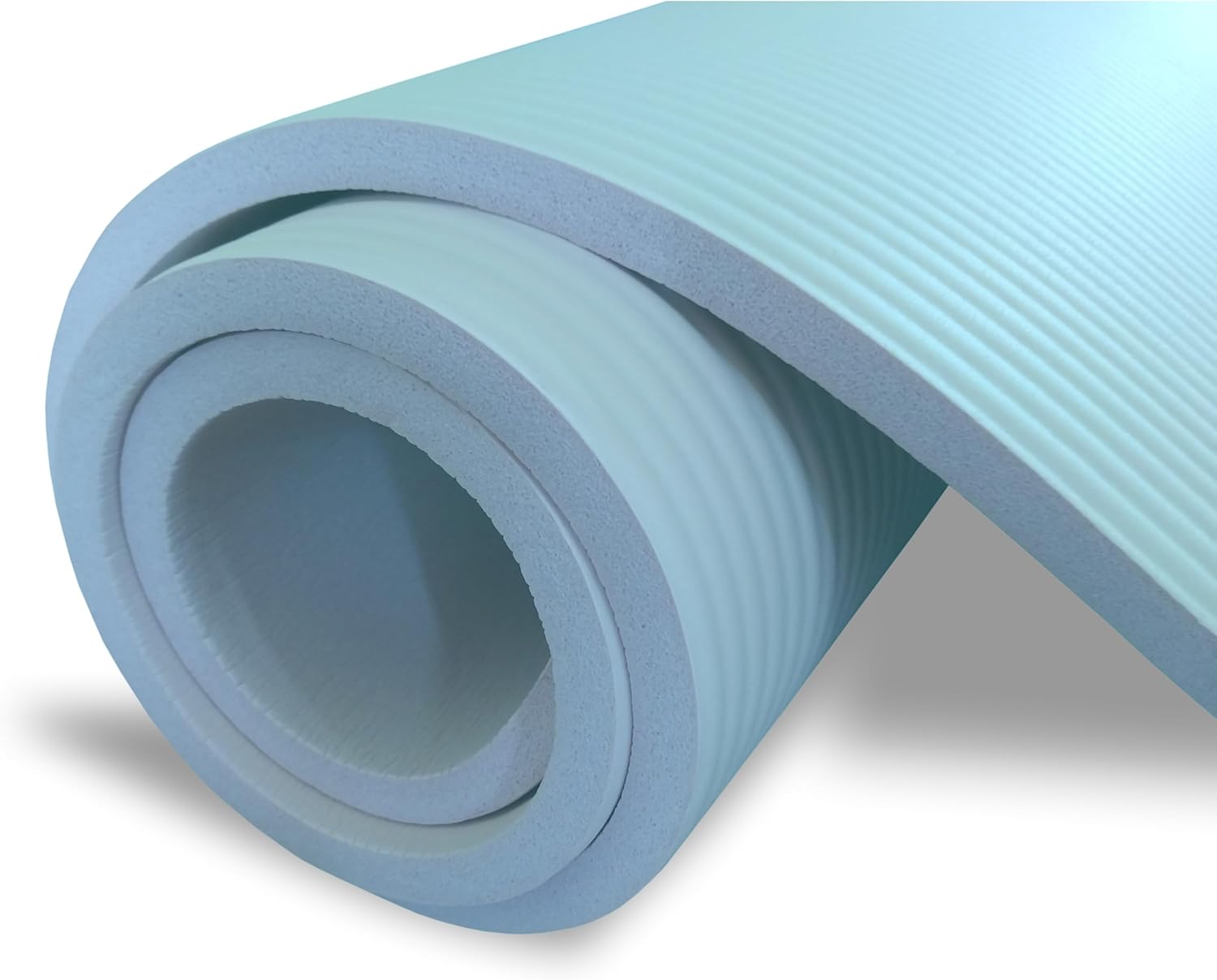 YAMAZEN 72″X24″ Extra Thickness Yoga Workout Mat for Home Gym Exercise | All Purpose Mat with Strap | 10mm(2/5″) / 15mm(3/5″) Thickness