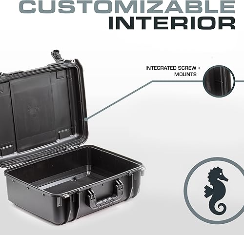 Miniatura 7 de Seahorse 720 - Caja protectora resistente sin espuma, aprobada por la TSA, especificaciones mil, resistente al agua IP67, fabricada en Estados