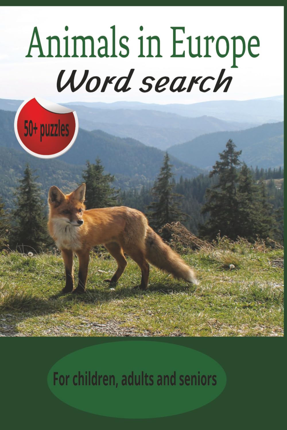 Animals in Europe: Word search