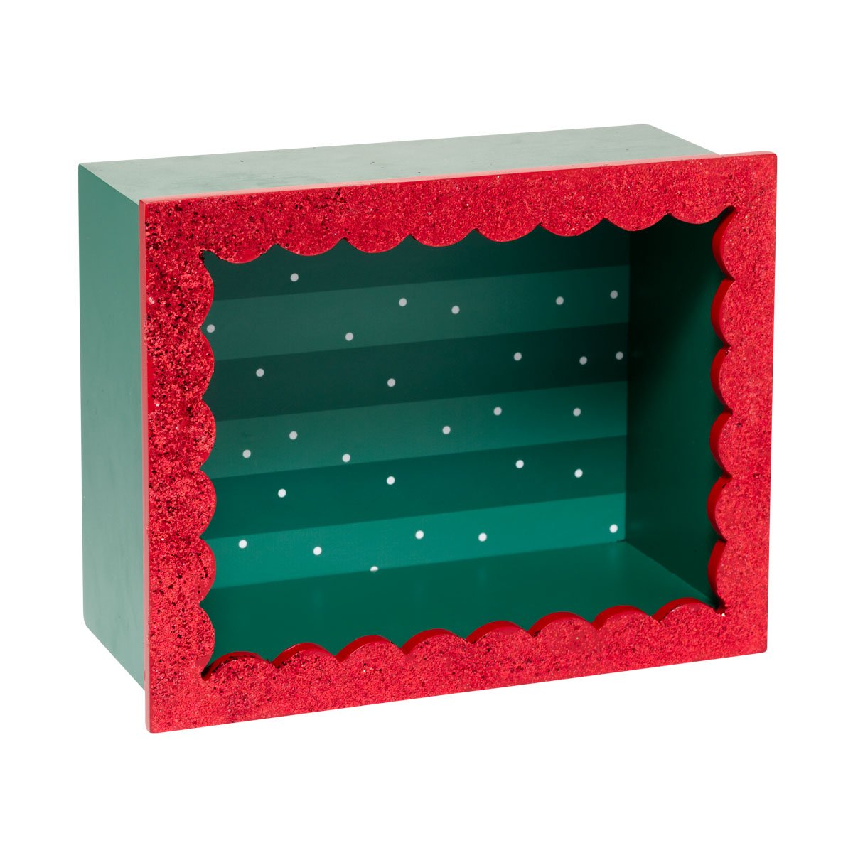 Snowbabies caja de sombra Department 56, cuadro 3D infantil para decorar dormitorios con encanto