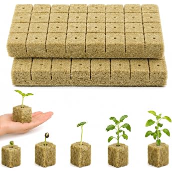 Rockwool Cultivation Rockwool Cube 4 x 4 x 4 cm Pack of 98