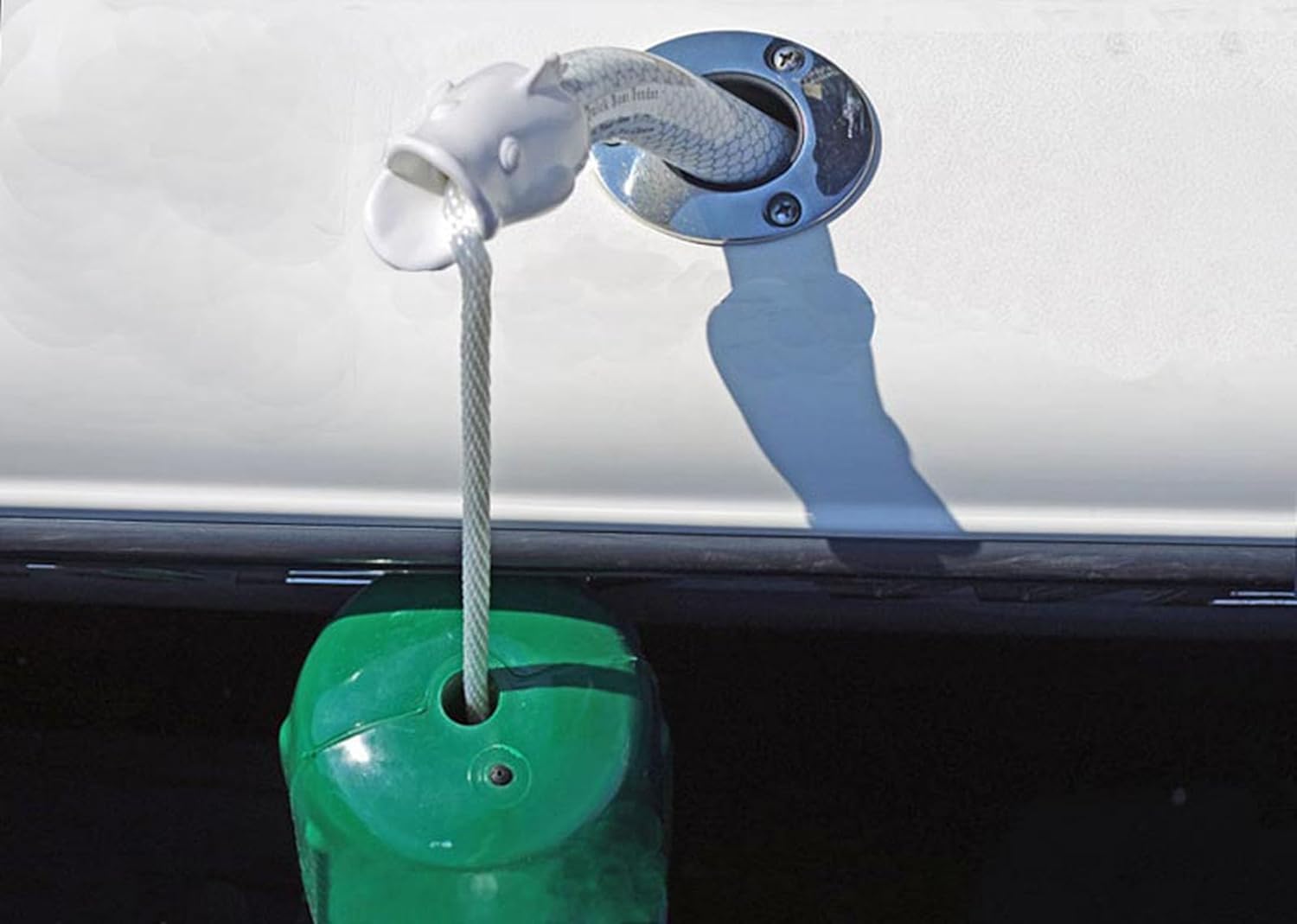 Boat Fender Hanger, Slides in Your Rod Holder Hanging Your Boat Fender Over The Side of Your Boat, Protect Your Boat, Free up Your Cleats.
