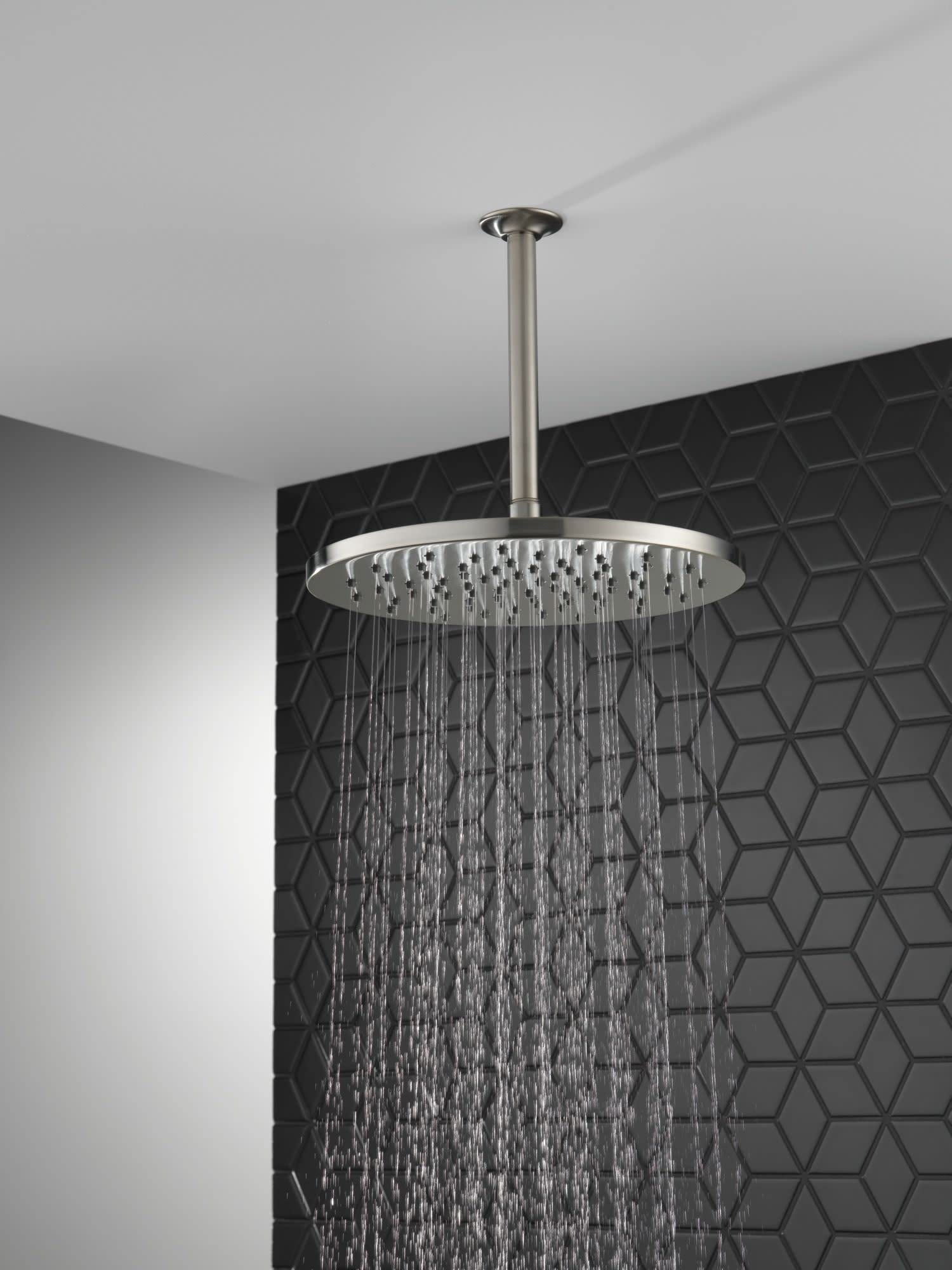 特売 BICストアDelta Faucet Rain Shower Head, Rainfall Matte Black Head