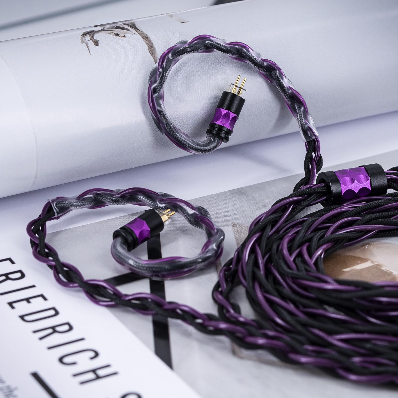 IEMケーブル ST-Zero(3) 2Pin/4.4mm5極/紫 Amazon.com: NICEHCK PurpleSE Earphone Upgrade Cable, 8 Strands