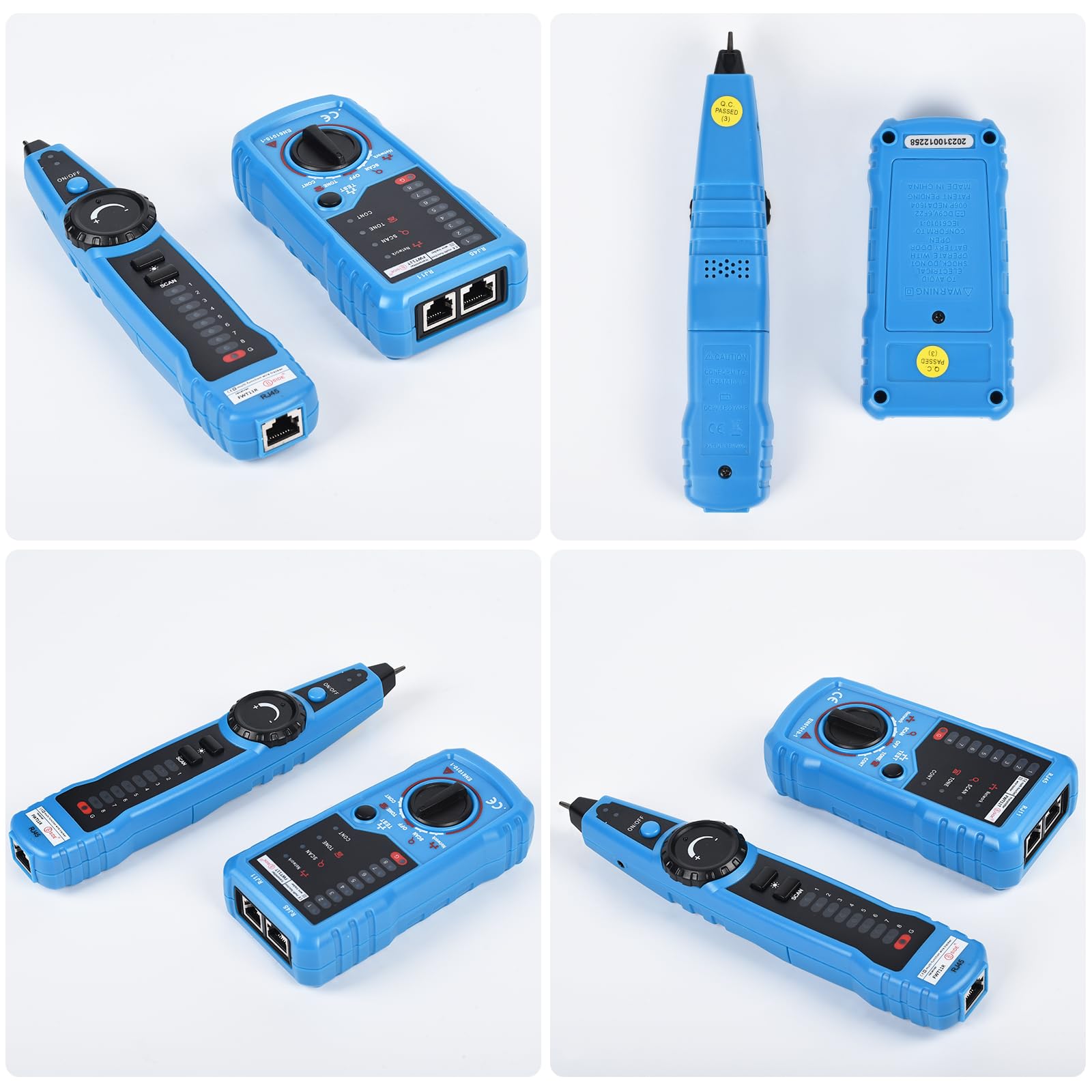 FWT11 - Tester per cavi, tester per cavi, RJ45 RJ11, tester diagnostico per cavi telefonici, tracker per cavi, rilevatore di cavi