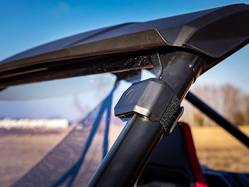 Miniatura 5 de SuperATV - Parabrisas completo resistente a los arañazos para Honda Talon 2019+ 1000X / 1000R / 1000X-4 | Policarbonato de 1/4 pulgadas de grosor