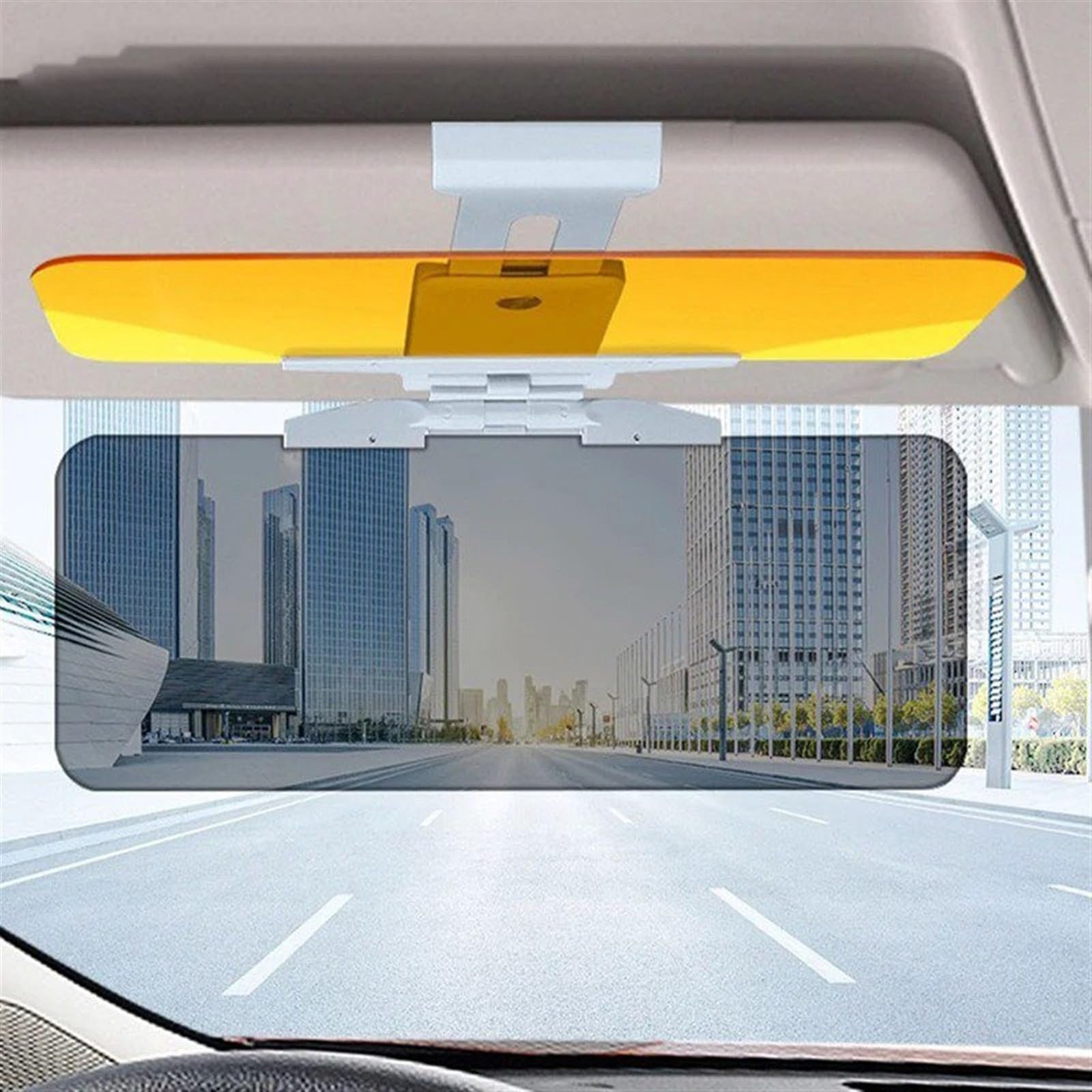 Aletta Parasole 1pc parasole per auto blocco UV antiriflesso parasole polarizzato anti-abbagliamento parasole giorno e notte doppio uso parasole