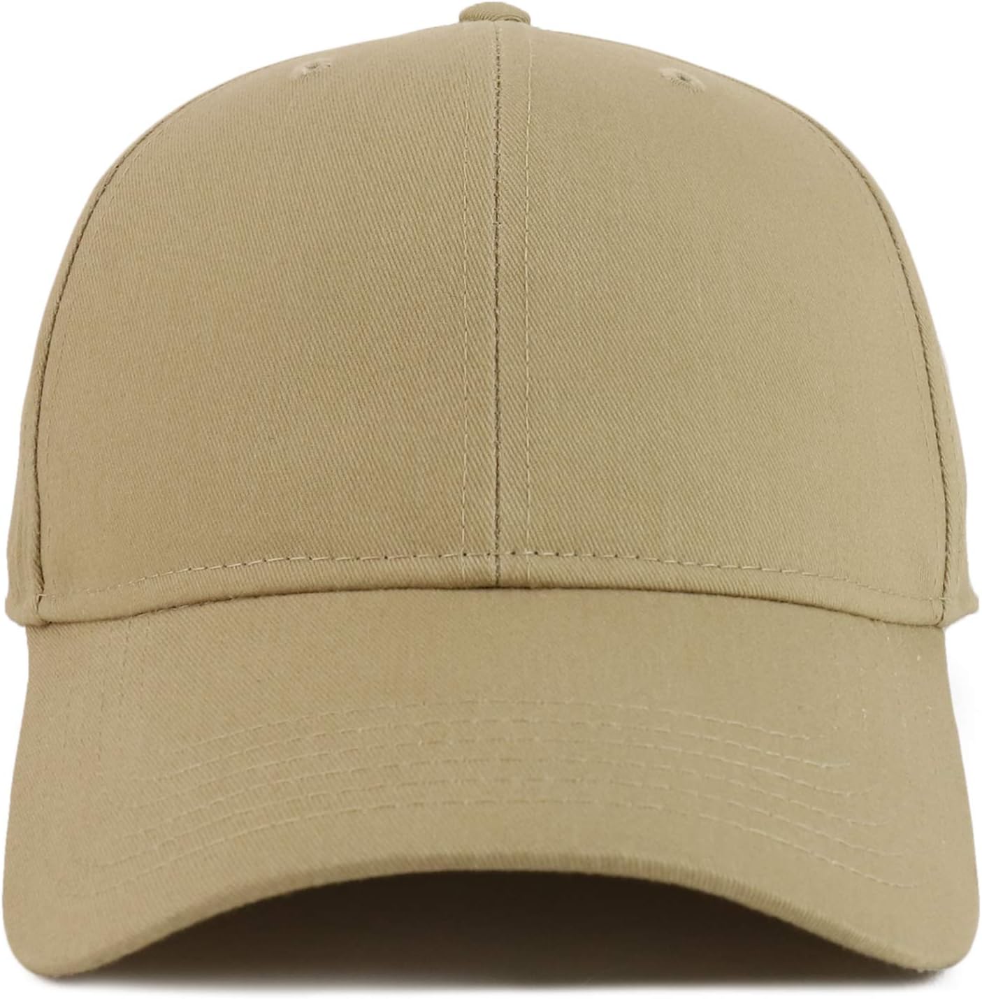 Armycrew XXL Oversize High Crown Adjustable Plain Solid Baseball Cap - Image 2