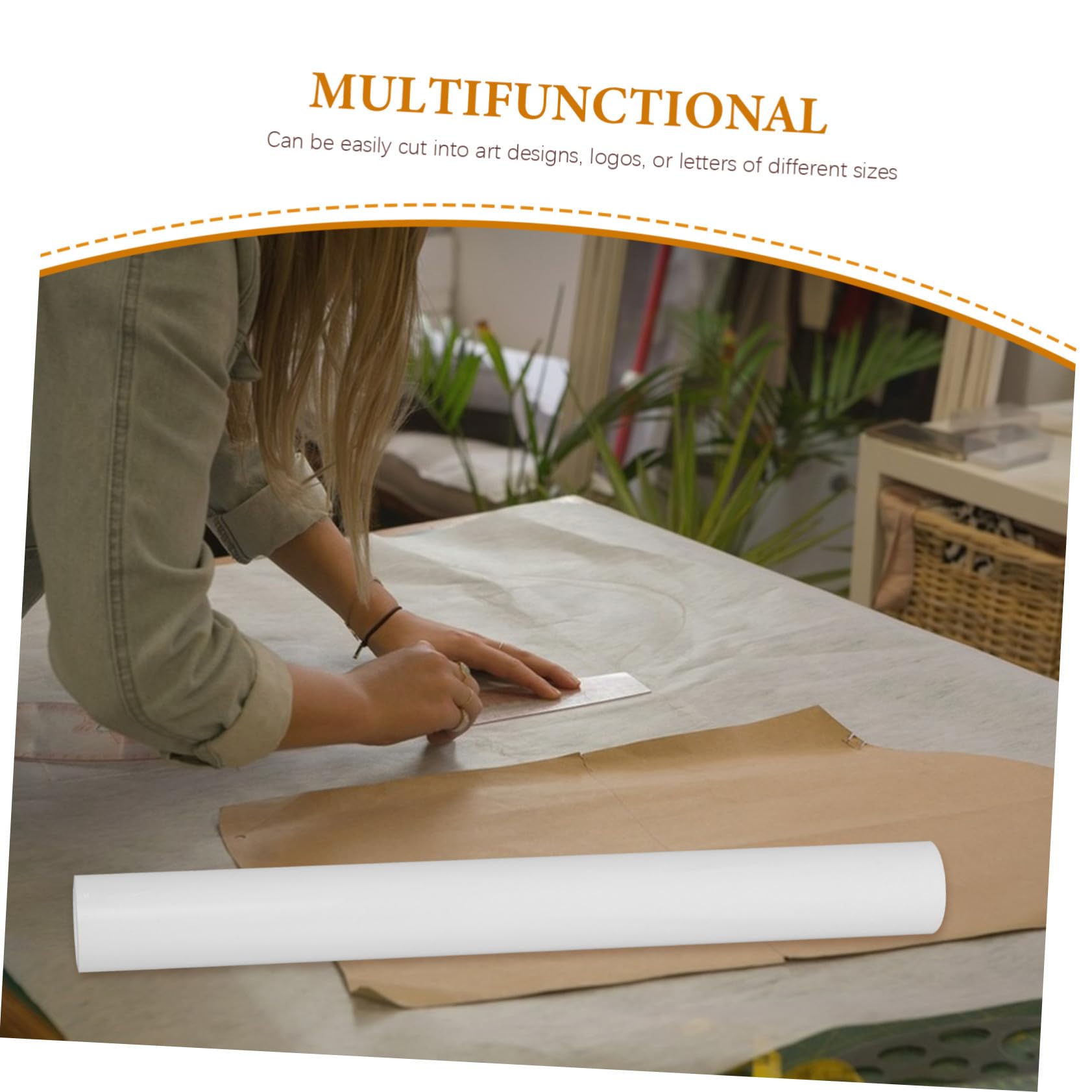 Rouleau de Vinyle Thermocollant Blanc Htv Mat 1 Rouleau