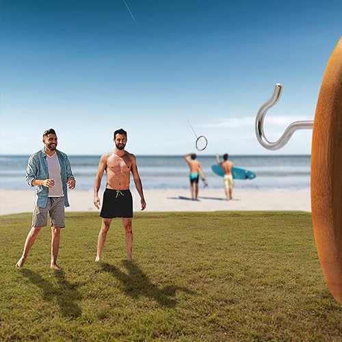 Miniatura 2 de Juego de lanzamiento de gancho y anillo para adultos, juego de lanzamiento de anillo, juego de lavadora, juegos de patio para interiores y