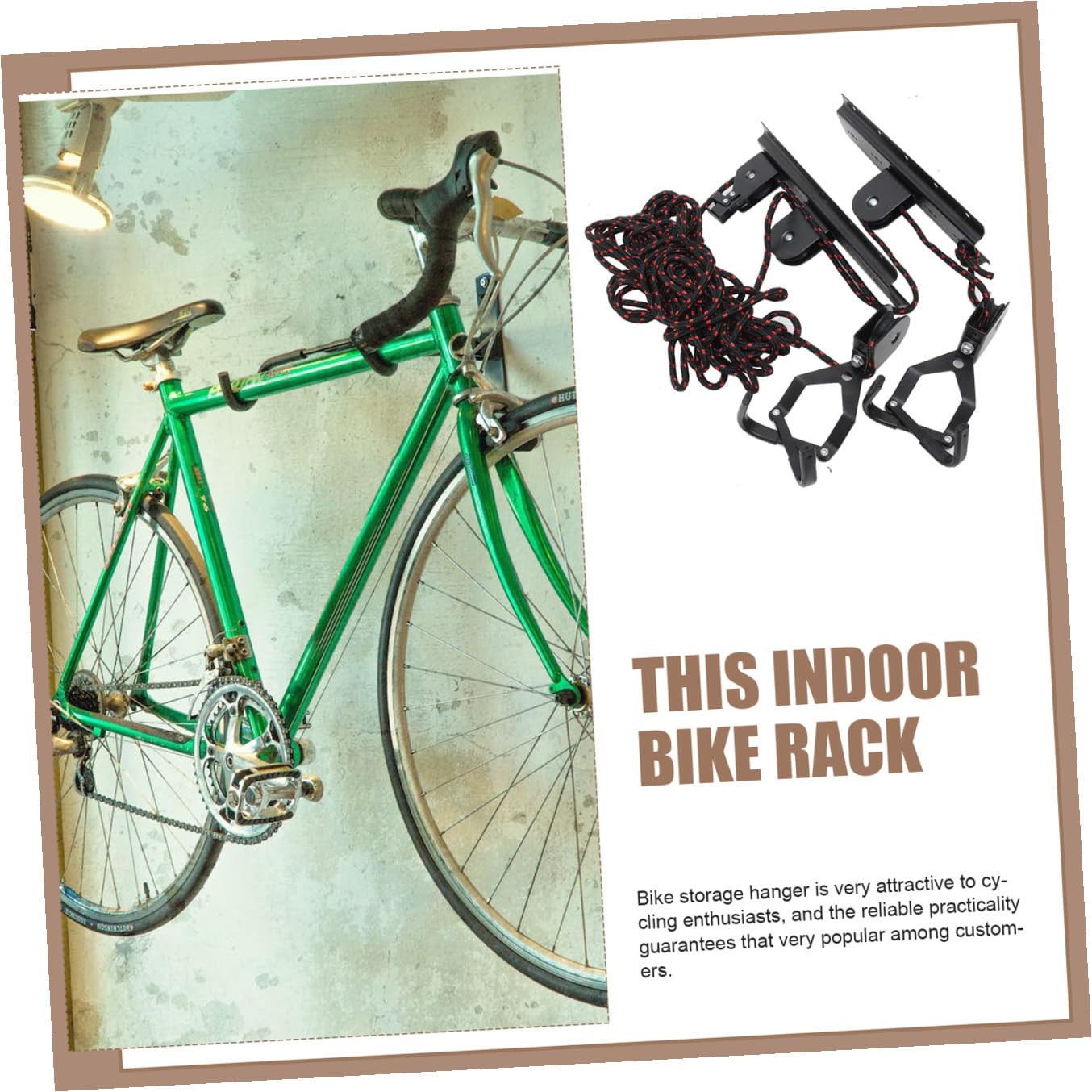 TOYANDONA Portabici da Soffitto per Garage Sollevatore per Bici Meccanismo a Carrucole Appendi Bicicletta per Sparapazio per Kayak e Bici da Soffitto