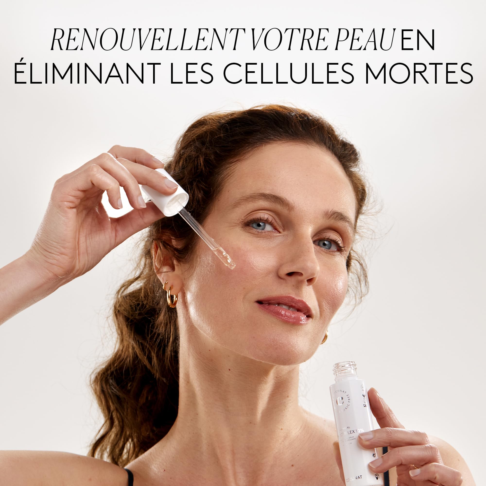 COCUNAT Triple Sérum Exfoliant AHA COMPLEX 10% Peeling Anti-Âge 30ml | Peeling visage quotidien aux acides glycolique, mandélique et lactique. Renouvelle la peau, réduit rides et taches.