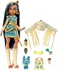 monster high cleo de nile doll mummie fashion doll royal outfit killer boots pyramid backpack accessories for children from 4 years hhk54