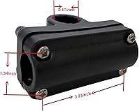 Vista 8 de Caña de pescar de plástico giratoria ajustable 3 soporte barco canoa remo kit kayak lateral varilla soporte