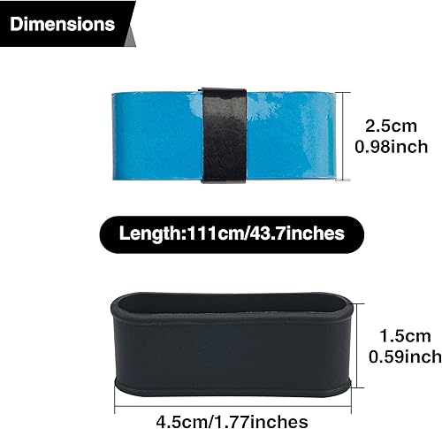 Miniatura 3 de Pickleball Overgrip Cinta de agarre de raqueta para raqueta de tenis, bádminton, pala de pickleball, antideslizante y absorbente de sudor con