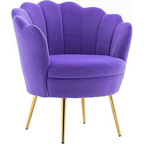 ZOBIDO Purple Accent Chairs Set of 2