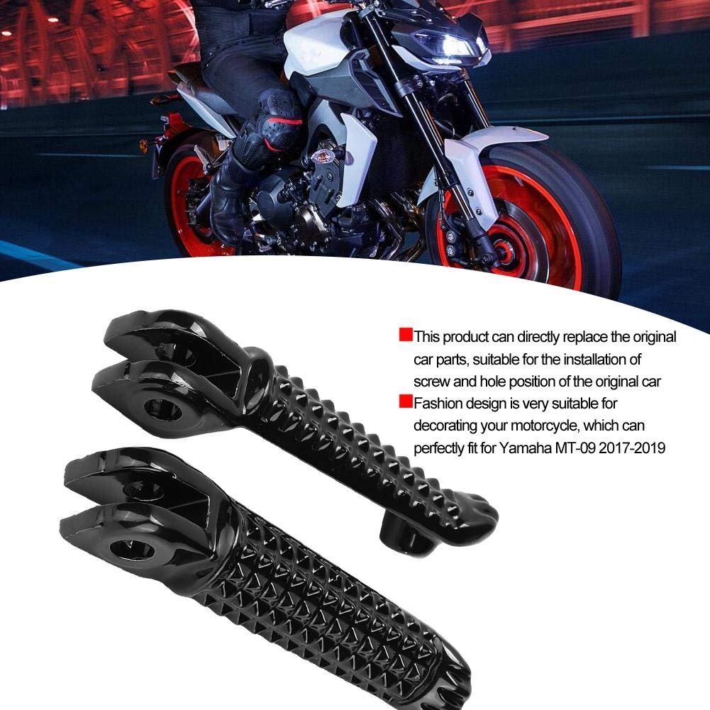 KSTE Alluminio Compatible with Moto Anteriore Pedane Fits Pedale di Ricambio Compatible with YZF R1 R6 R6S