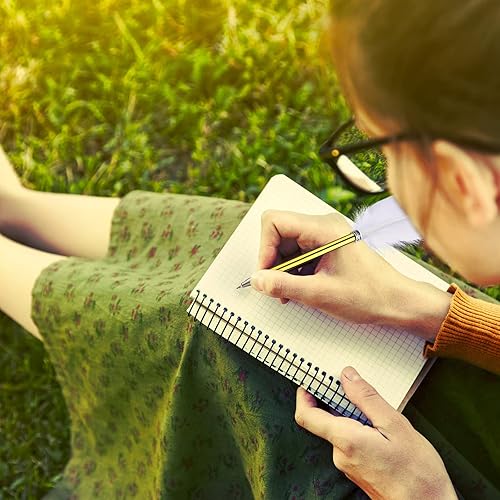 Miniatura 6 de 10 bolígrafos de pluma a granel de 0.020in con plumas de tinta vintage, bolígrafos refinados chapados para escribir invitados, oficina, fiestas