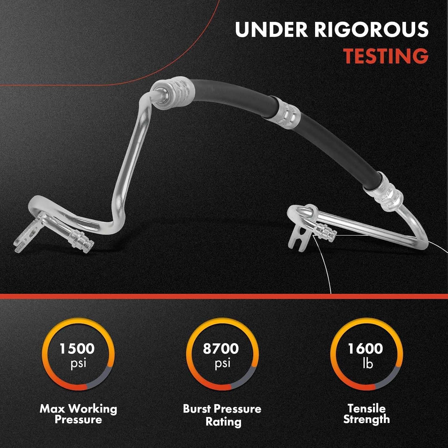 A-Premium Power Steering Pressure Hose Line Assembly Compatible with Saturn Astra 2008 2009, 1.8L, Pump to Rack/Gear