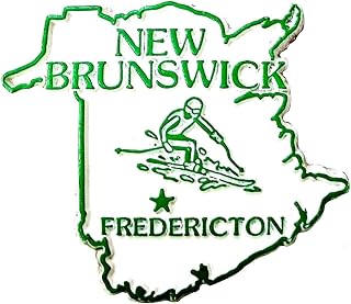 Classic New Brunswick Province Outline Fridge Magnet