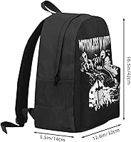 Vista 3 de GuYana Mochila ligera Mochilas Unisex Mochila Moda Casual Bolsa de viaje, Negro -, Mochilas de mochila