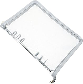 VILLCASE 4 Peças Acessórios Para Fichário De Folhas Soltas A5 Capa De Caderno Diário Livro Fichário Flexível Capa De Caderno Capa Transparente Capas De Encadernação De Folhas Soltas A5