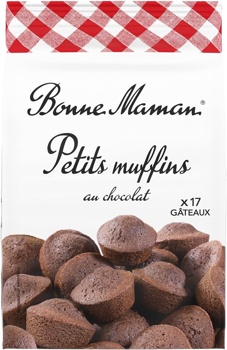 Bonne Maman - Small Chocolate Muffins - Petits Muffins au Chocolat - 17 Pieces - 235g, White, 235 g (Pack of 1) - Image 3