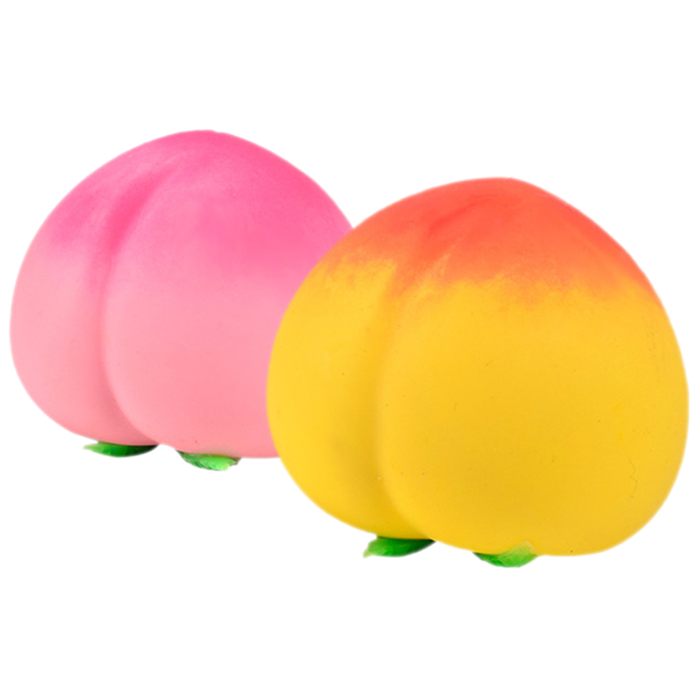 Melocotón Squishy Anti-estrés – Juguete Sensorial Suave Y Elástico Para Todas Las Edades