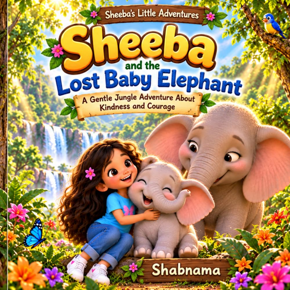 Sheeba and the Lost Baby Elephant: A Sweet Jungle Adventure About Kindness, Courage, Friendship and Helping Others for Kids Ages 3–6