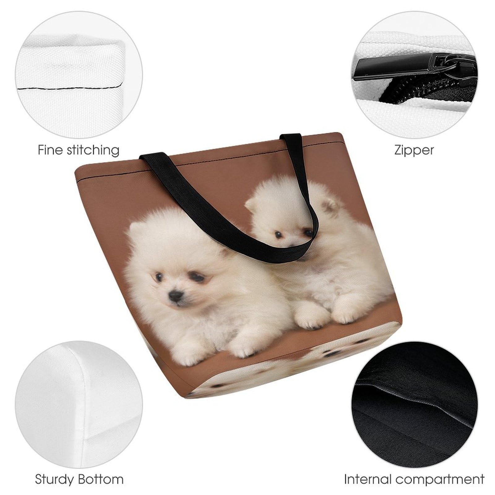 Amazon.co.jp: トートバッグ ポメラニアン かわいい いぬ 犬