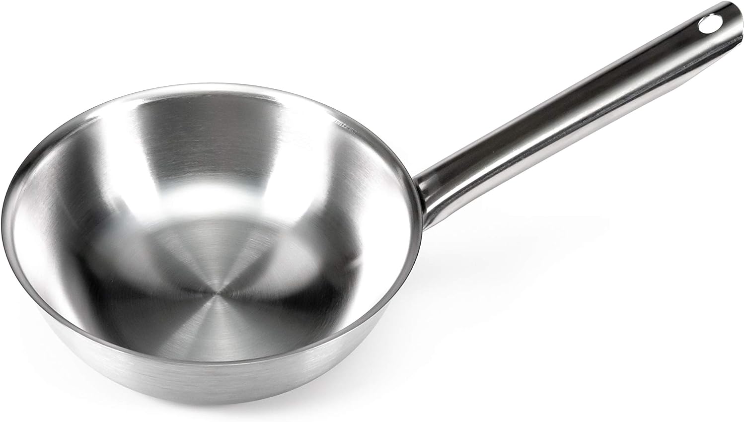 Matfer Bourgeat Tradition Stainless Steel Flared Saute Pan, 9 1/2"