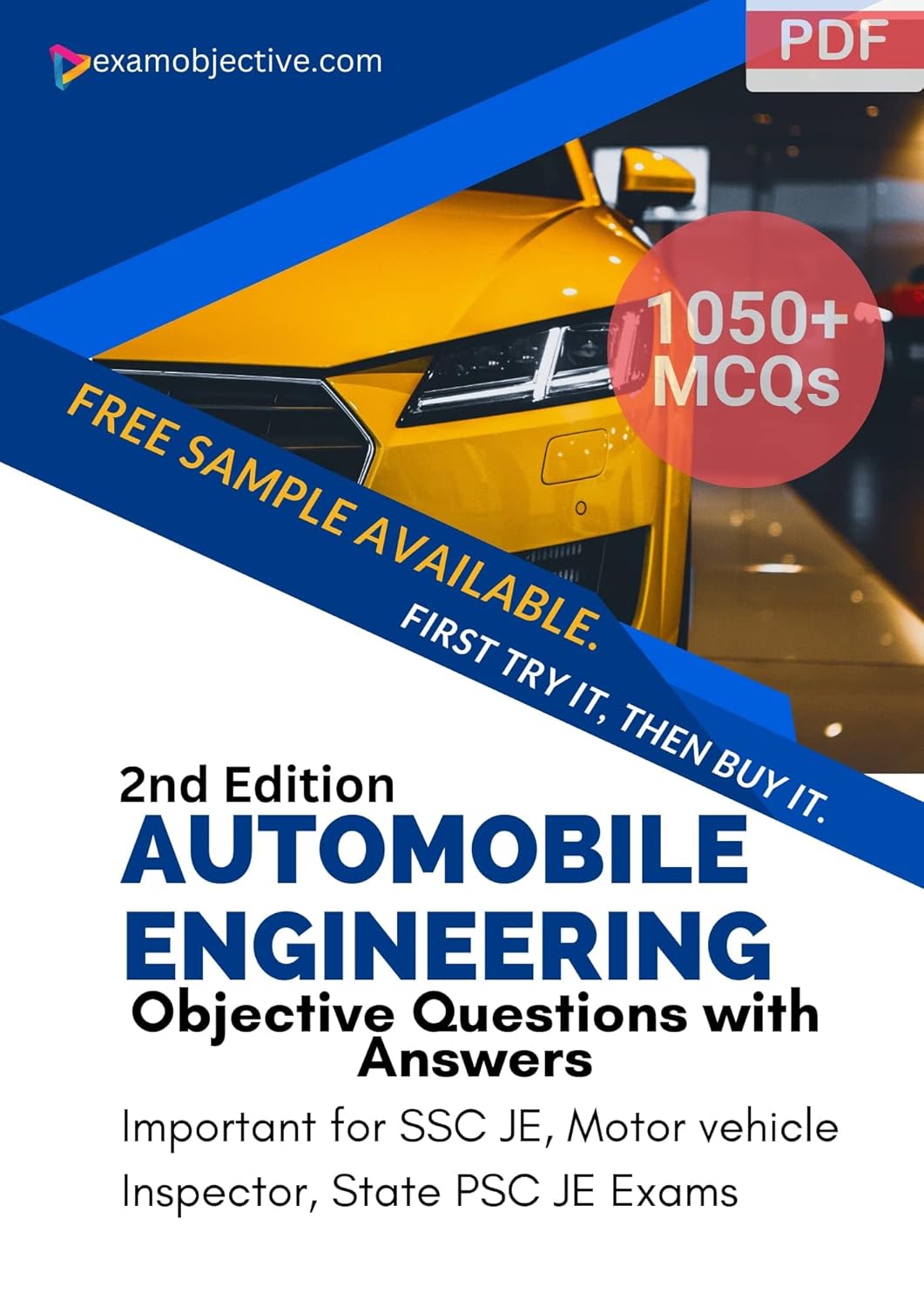 Automobile Engineering MCQ (1050+ MCQ) Get 1050+ Automobile
