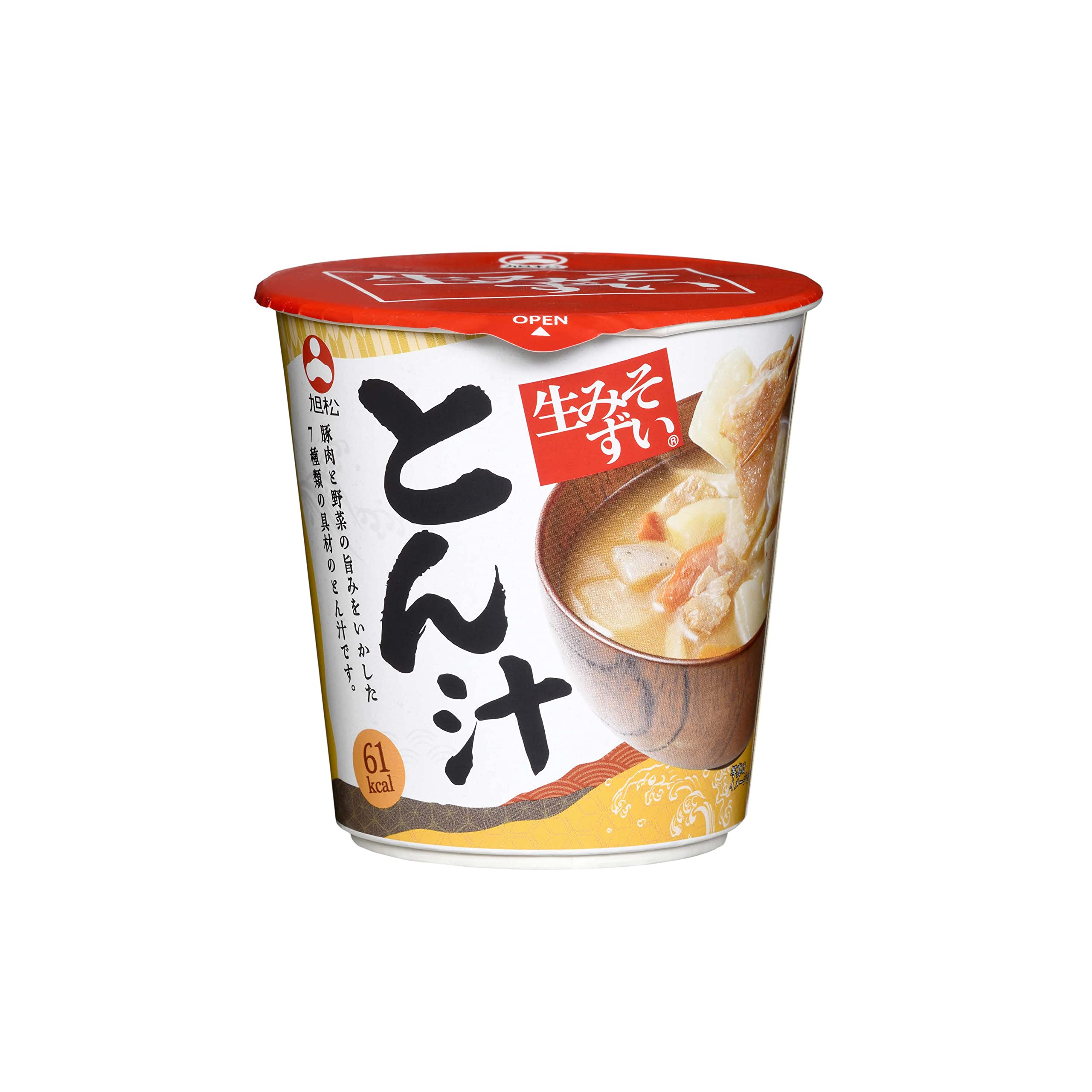 Amazon.co.jp: 旭松食品 生みそずいとん汁 73.5g×6個 : 食品・飲料・お酒