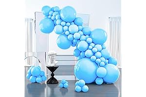 PartyWoo Sky Blue Balloons: Adorn Your Celebrations with Azure Elegance