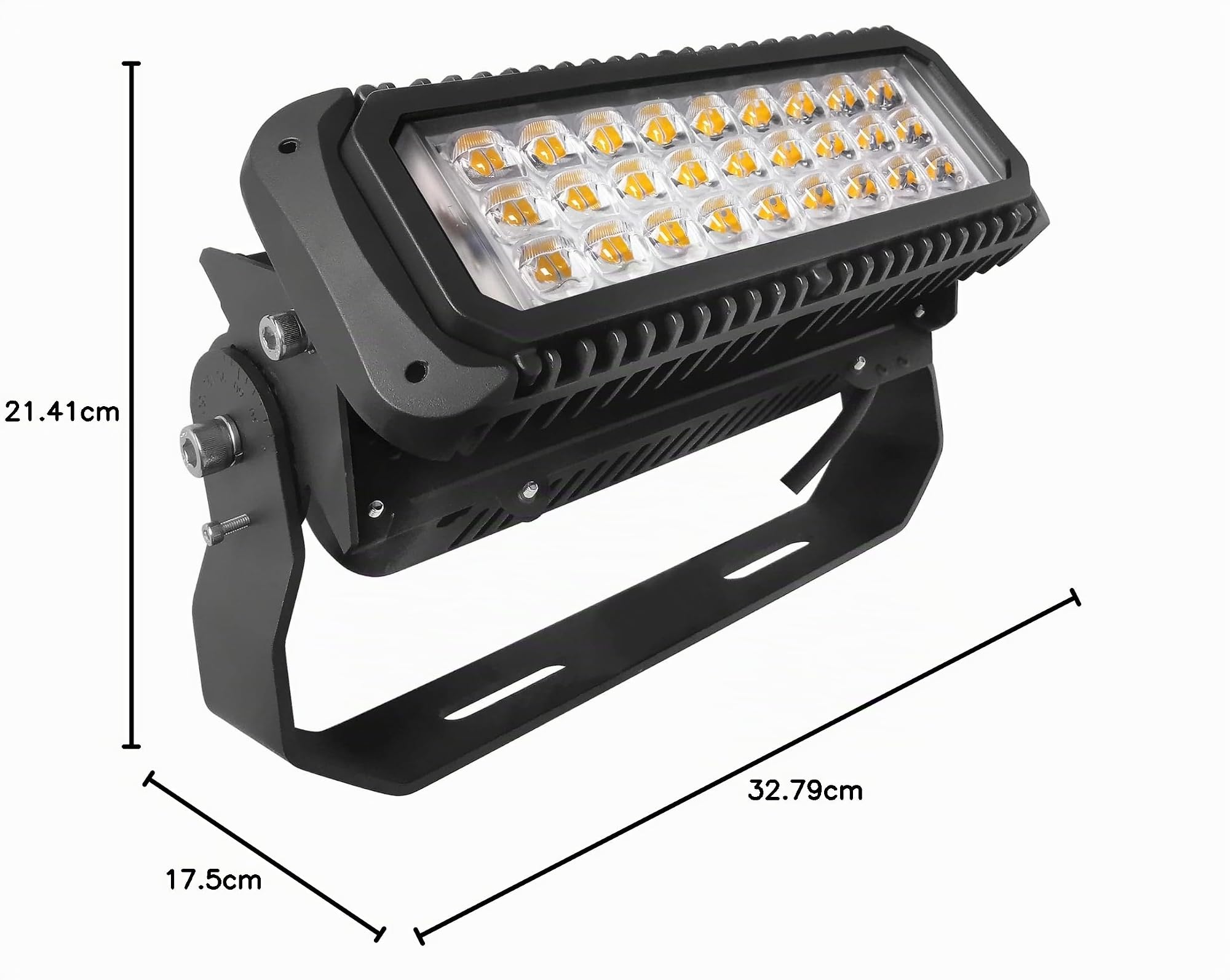 Potente Faro a Led da Esterno e Interno ‘AREA Expert M17B Brennenstuhl’, Faro Led con Protezione IP66 - IK10, Faro Esterno per Illuminazione Ampie Aree di Lavoro, 1 Pannello (10850lm)