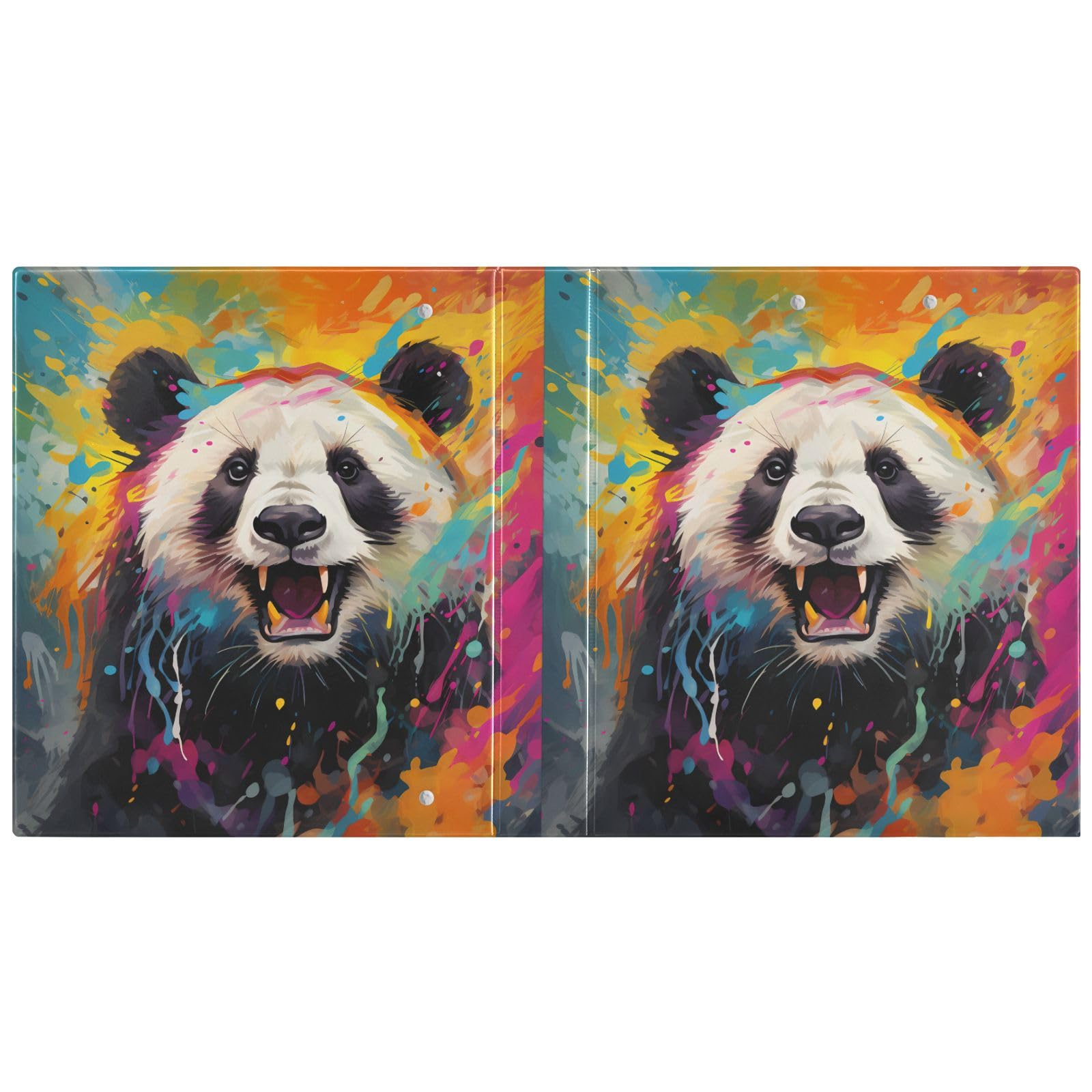 Smile Panda - Raccoglitore a 3 anelli, 3,8 cm, contiene 200 fogli con 3 tasche interne in PVC trasparente, per scuola e ufficio