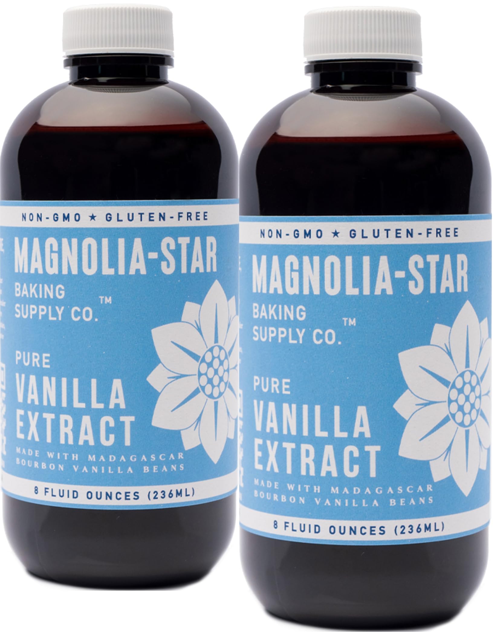 Buy MagnoliaStar Pure Vanilla Extract, 8 oz. Bottles, 2 Ct, Made from HandSelected Madacar