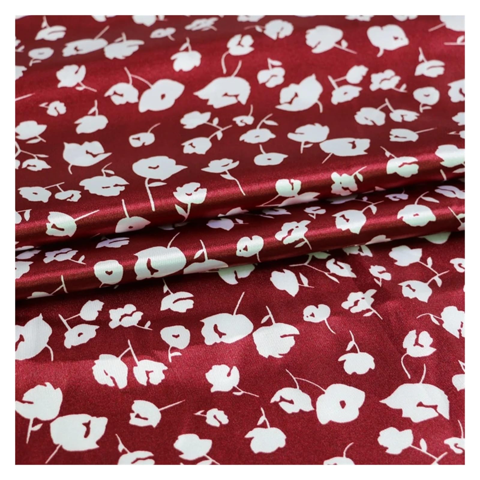 Silky Satin Fabric 1 Meter X 1.5 Meter Multicolor(Color 1)
