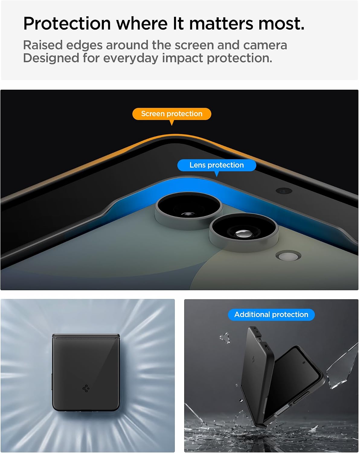 Spigen Air Fit Pro MagFit for Galaxy Z Flip 8 Case, Black