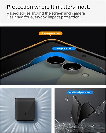 Spigen Air Fit Pro MagFit for Galaxy Z Flip 8 Case, Black