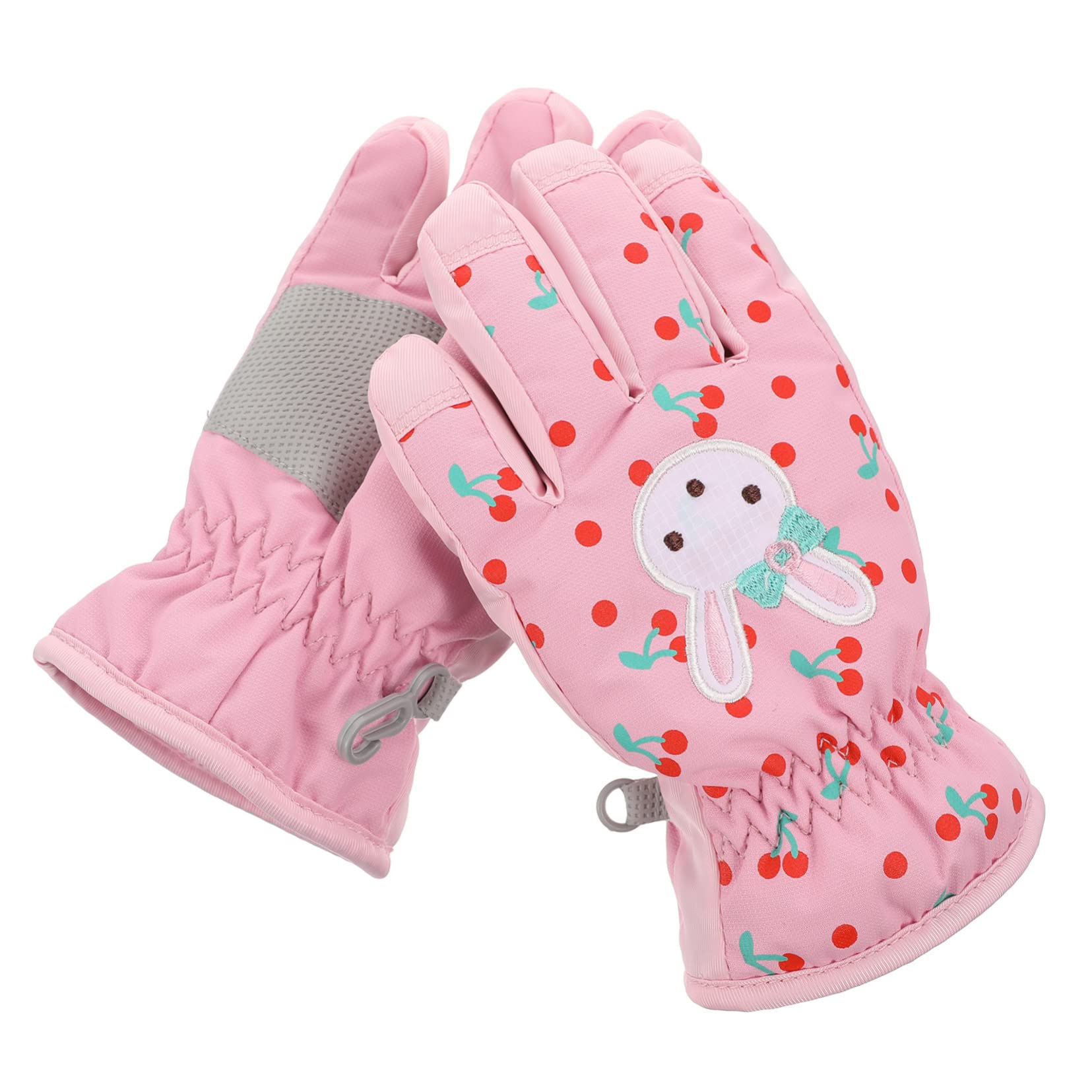Sosoport 3paare Junge Mädchen Skihandschuhe Und Winddicht Warmhaltende Fäustlinge Für Mädchen Anti-rutsch Mittens Für Winteraktivitäten